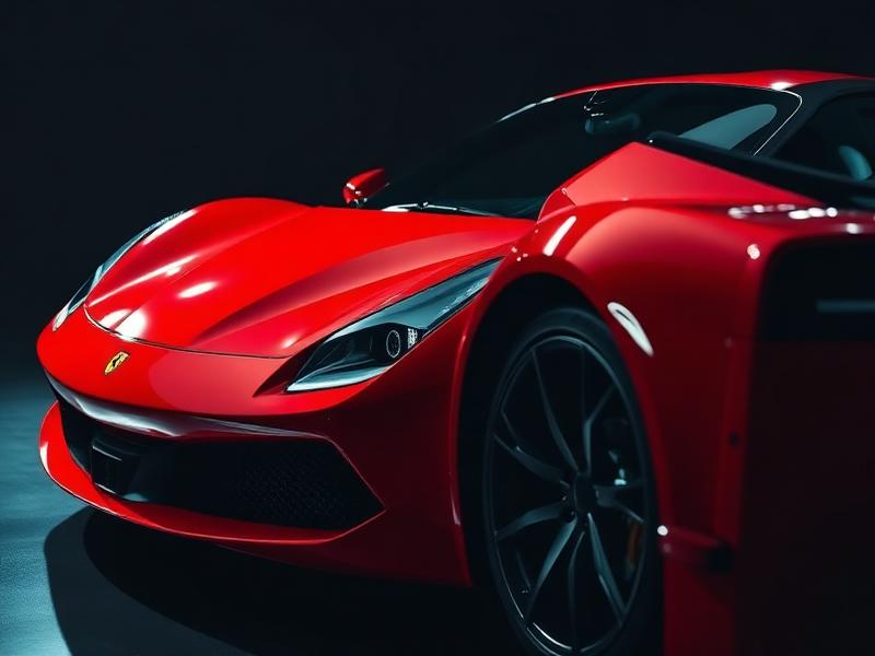 Red vehicle paint correction defect removal Worthing