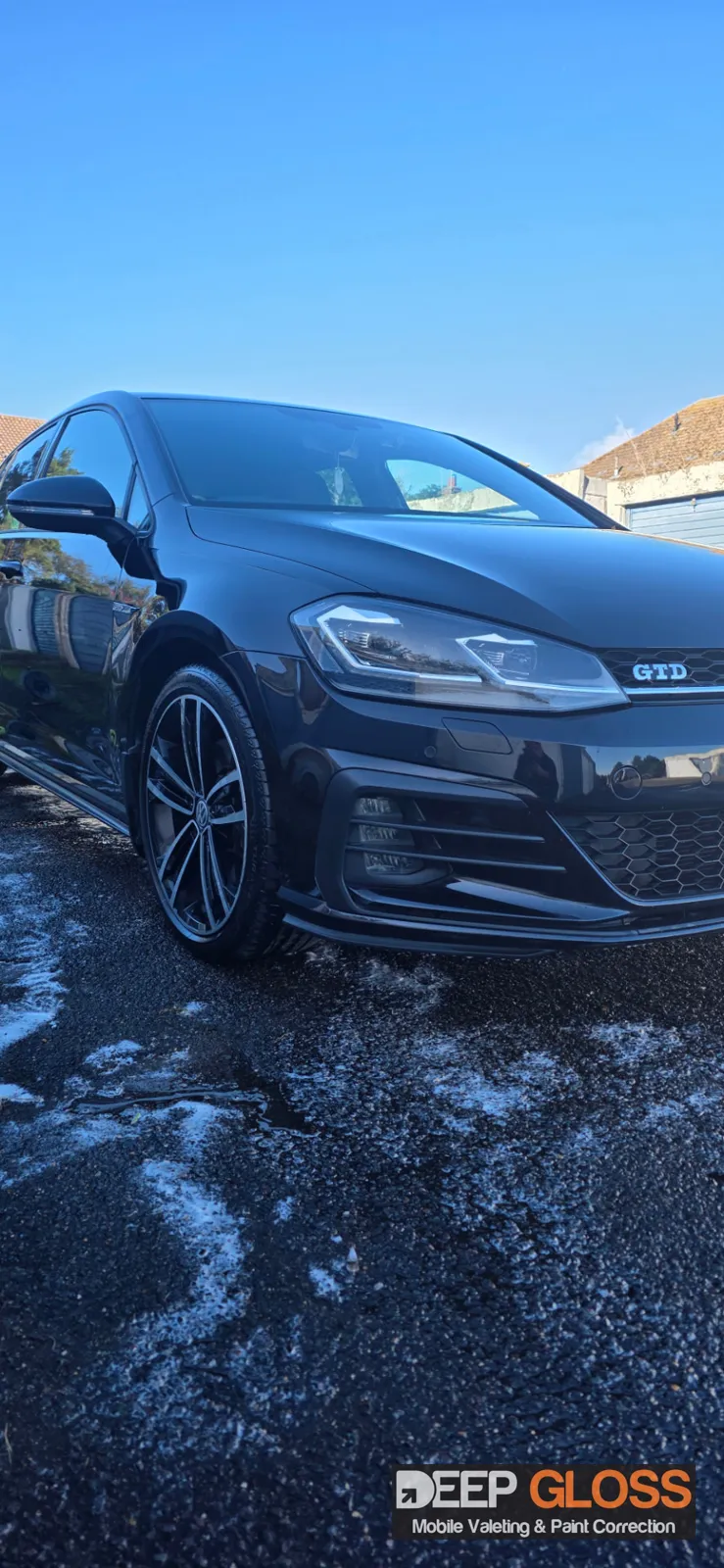 VW Golf GTD front gloss finish